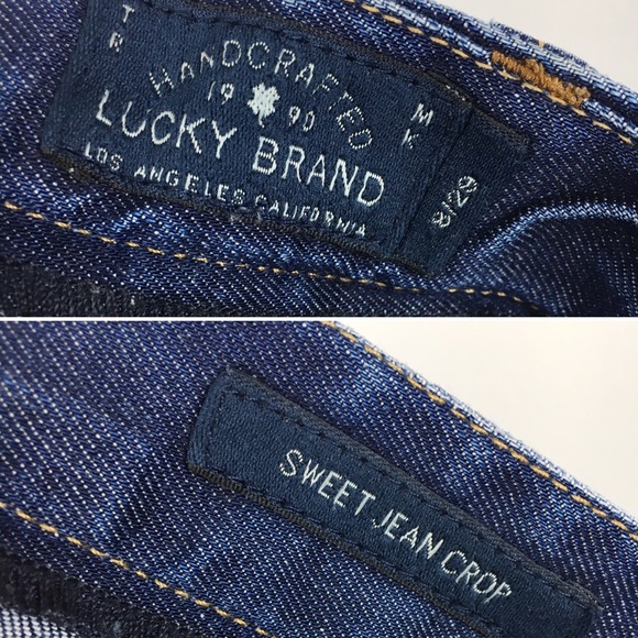 Lucky Brand Sweet Jean Crop Jeans Size 8 / 29 - Picture 8 of 9